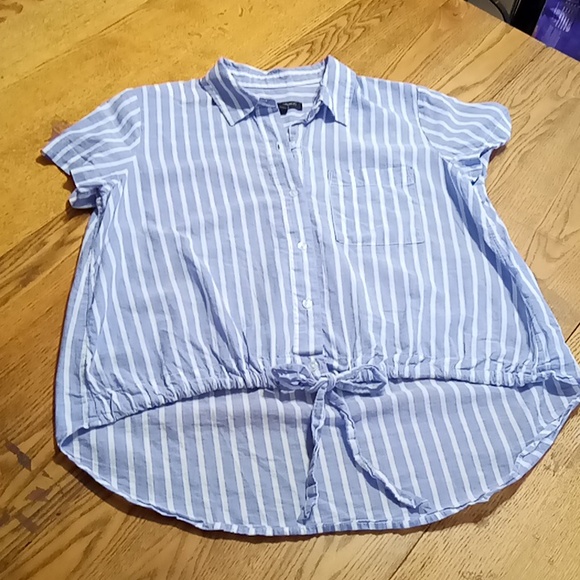 BANANA REPUBLIC Womens XS Top Shirt Preowned  Used Short Sleeve Extra Small - Picture 1 of 8